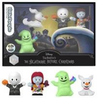 Little People Collector Disney Tim Burton’s The Nightmare Before Christmas Special Edition Set for Adults and Fans, 4 Figures, HNW96