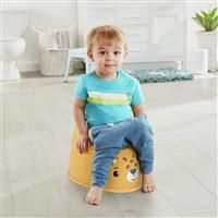 £Fisher-Price Potty Training Seat, Leopard Portable Toddler Toilet with Removable Bowl and Splash Guard