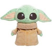 Star Wars Jumping Grogu Plush Toy with Jumping Action and Sounds, Soft Doll Inspired by Star Wars Mandalorian Book of Boba Fett, HPG48