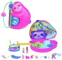 Polly Pocket Sloth Family Wearable Purse Compact Playset