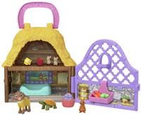 £Disney/'s Wish Mini Doll Playset, Star & Valentino of Rosas Portable Set with Valentino the Goat & Star Toy Figures & 10 Accessories, Travel Toys, HRH75