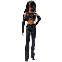 Barbie Signature Doll, Aaliyah Collectible in Black Faux Leather Outfit Inspired by ‘One in a Million Music’ Video, HRM80