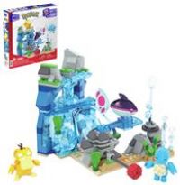 MEGA Pokémon Building Toys Set Aquatic Adventure with 319 Pieces, 2 Poseable Characters, for Kids, HXF79