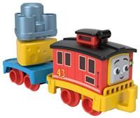 Thomas & Friends Toddler Toy My First Brake Car Bruno Push-Along Vehicle with Stacking Cargo for Preschool Kids Ages 18+ Months, HXP56