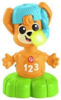 Fisher-Price Baby Learning Toy Link Squad Opposites Fox with Music & Lights for Ages 9+ Months, UK English Version, Compatible Only with Link Squad Items, HYL20