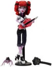 Monster High Boo-riginal Creeproduction Doll, Operetta Collectible Reproduction with Doll Stand, Diary, and Pet Spider Memphis “Daddy O” Longlegs, HYV90