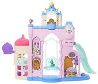 Mattel Disney Princess Pet Castle Playset with 7 Play Areas, 3 Animal Friends, Furniture & 17 Accessories, 2+ ft Tall Pet Palace, Inspired by Movies, JBF96