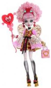 Monster High Monster High Scary Sweet Birthday Cupid Asteria Doll In Party Dress With Balloon & Gift
