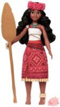 Mattel Disney Moana 2 Singing Adventure Moana Doll with Signature Outfit & Accessories, Sings “We’re Back” in English, JBT37