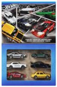 Hot Wheels 1:64 Scale Die-Cast Toy Cars, Set Of 6 Japanese Vehicles (Styles May Vary)