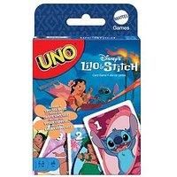 Mattel Games UNO Disney’s Lilo and Stitch Card Game for Kids, Adults & Family with Deck & Special Rule Inspired by the Movie, JCC10