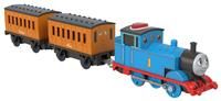 Thomas & Friends Toy Train, Motorized Talking Engine & Cargo Car/Tender Featuring Thomas from the Classic Series & All Engines Go, JDF25