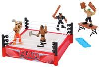 WWE - Knuckle Crunchers Rebound Ring Playset inc 2.5" Seth Rollins /Toys
