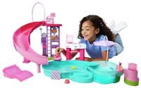 Barbie Dream Pool Playset With Slide & Bubbling Hot Tub, 20+ Accessories Including Pet, Floaties & More