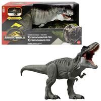 Mattel Jurassic World Rebirth Super Colossal Tyrannosaurus Rex Action Figure, T-Rex Dinosaur Toy Swallows Minis, Movie-Accurate Posable£££, JBG52