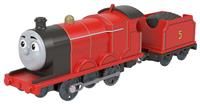 Thomas & Friends Motorized Toy Train, Classic James Battery-Powered Engine & Cargo Car, Storytelling Play for Preschoolers, JGF95