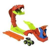 Hot Wheels Monster Trucks Snake Slam Takedown Playset
