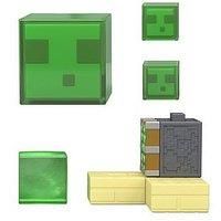 Minecraft Redstone Charged Sticky Piston Trap Set Figures