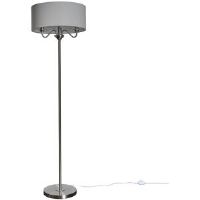 Latitude Run Melancon 160cm Floor Lamp Chrome;Chrome 160cm H X 45cm W X 45cm D