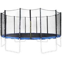 Freeport Park 490cm Round Trampoline Net Black/Yellow 180cm H X 760cm W X 0.5cm D