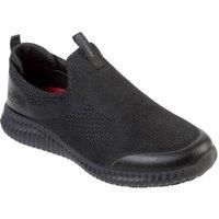 Skechers Men/'s CESSNOCK COLLETON Sneaker, Black Textile/Synthetic (Water and Stain Repe, 8 UK