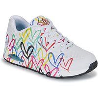 Skechers Women/'s UNO Spread The Love Sneaker, White(White), 3 UK