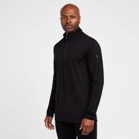 Smartwool Men's All Season Half Zip Baselayer Top, Black