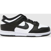 Nike White & Black Dunk Low Junior Trainers