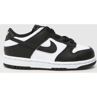 Nike White & Black Dunk Low Toddler Trainers