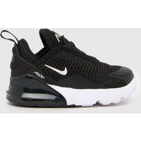 Nike Black & White Air Max 270 Toddler Trainers