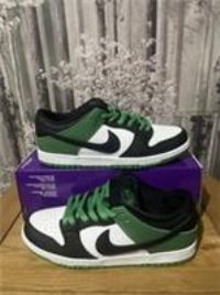 Nike SB Dunk Low Pro Classic Green - Size 9 UK  / US 10 - BQ6817-302 uD83CuDF40