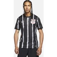 S.C.Corinthians 2021/22 Stadium Away Men's Football Shirt - Black