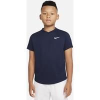 NikeCourt Dri-FIT Victory Older Kids' (Boys') Short-Sleeve Tennis Top - Blue