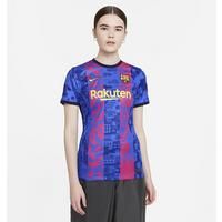 F.C. Barcelona 2021/22 Stadium Third Women's Nike DriFIT Football Shirt  Blue