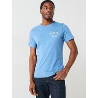 Barbour Short Sleeve Preppy Chest Logo T-Shirt - Blue