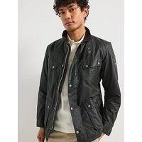Barbour International Duke Wax Jacket - Green