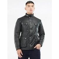 Barbour International Men's Tourer Duke Wax Jacket, Black