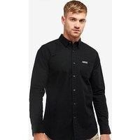 Barbour International Small Logo Pocket Oxford Shirt - Black