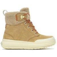 Merrell Women/'s Marquette Thermo Lace Waterproof Fashion Boot, Tan, 4.5 UK