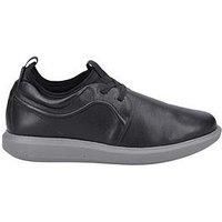 Hush Puppies Men/'s Niles Shoes, Black, 6 UK