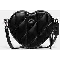 Coach Quilted Leather Heart Cross Body Bag
