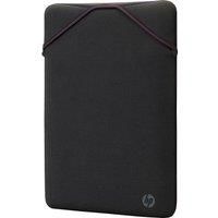HP 2F1W8AA 15.6 Inch Grey & Mauve Maroon Protective Reversible Laptop Notebook Sleeve Case, Slim, Prevent Scratching, Zip-free, Grey/Mauve
