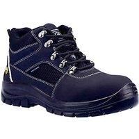 Skechers Trophus Letic S1P black steel toe memory foam work safety hiker boots