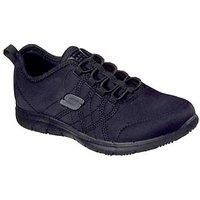 Skechers Ghenter Womens Slip Resistant Lace Up Work Shoe Trainers Size UK 4-8