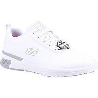 Skechers Marsing Gmina Metal Free Womens Non Safety Shoes White Size 6 (448PR)