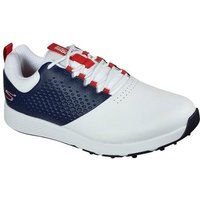 Skechers Mens Elite 4 Golf Shoes - White/Navy/Red - UK 7.5