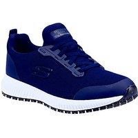 Skechers Women's Squad SR Sneaker, NVY, 5 UK Navy