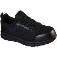 Skechers Men/'s Synergy OMAT Sneaker, Black Textile/Leather/TPU, 6 UK