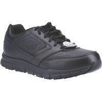 Skechers Men/'s NAMPA Sneaker, Black Synthetic/Pu, 9 UK