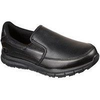 Skechers Women/'s NAMPA ANNOD Loafer, Black Synthetic (pu), 4 UK